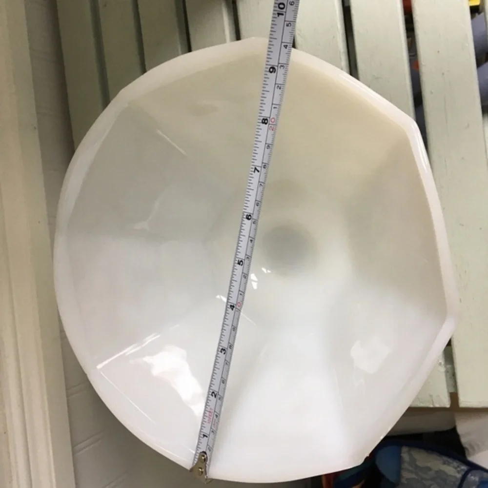 Vintage Footed Milk Glass Bowl with Grapevine Pattern